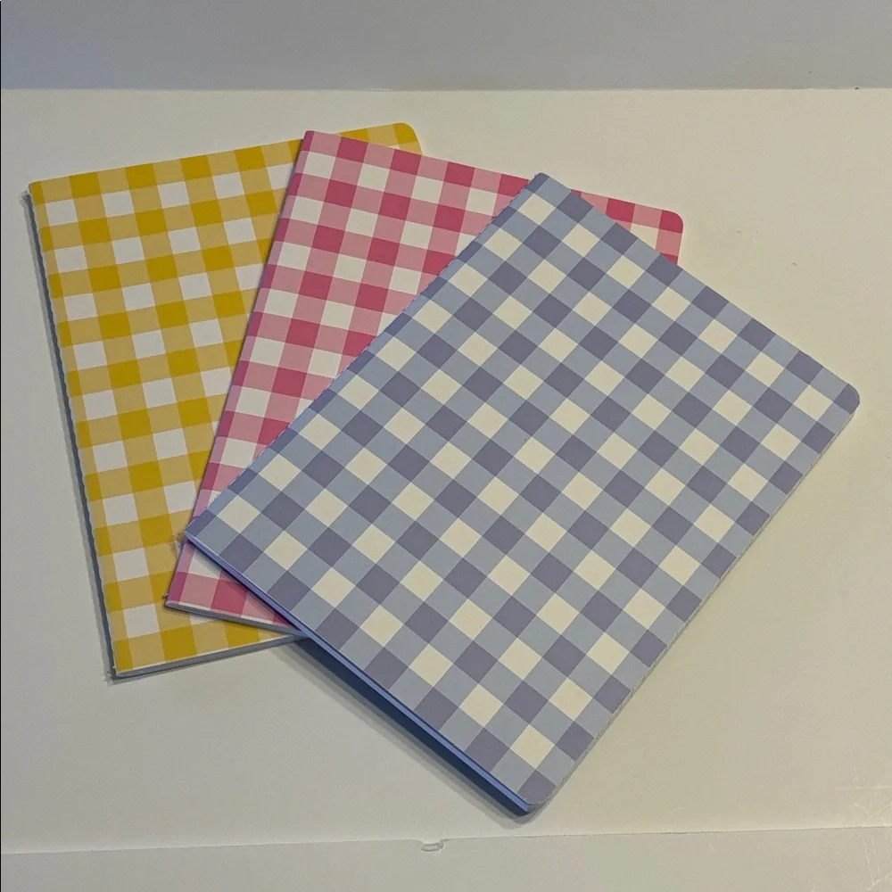 Draper James Gingham Journal Set of 3